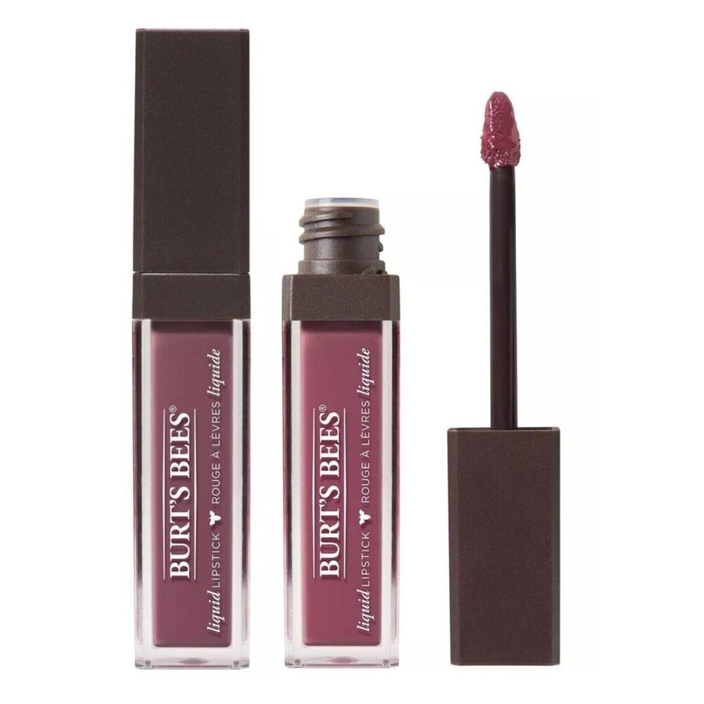 Lot of 2 Burt's Bees Liquid Lipstick Moisturizing 100% Natural 811 BLUSH BROOK